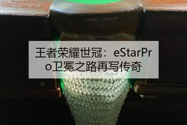 王者荣耀世冠：eStarPro卫冕之路再写传奇